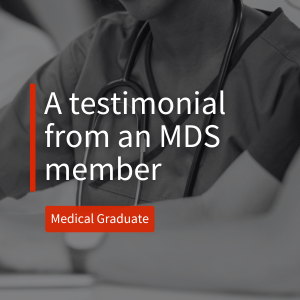 Testimonial from an MDS member