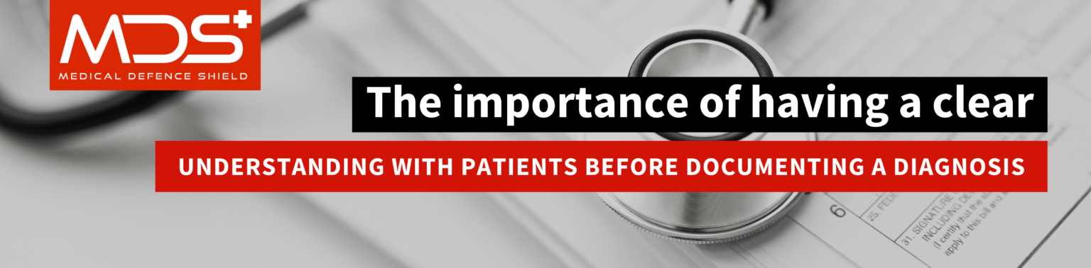 importance of having a clear understanding with patients banner