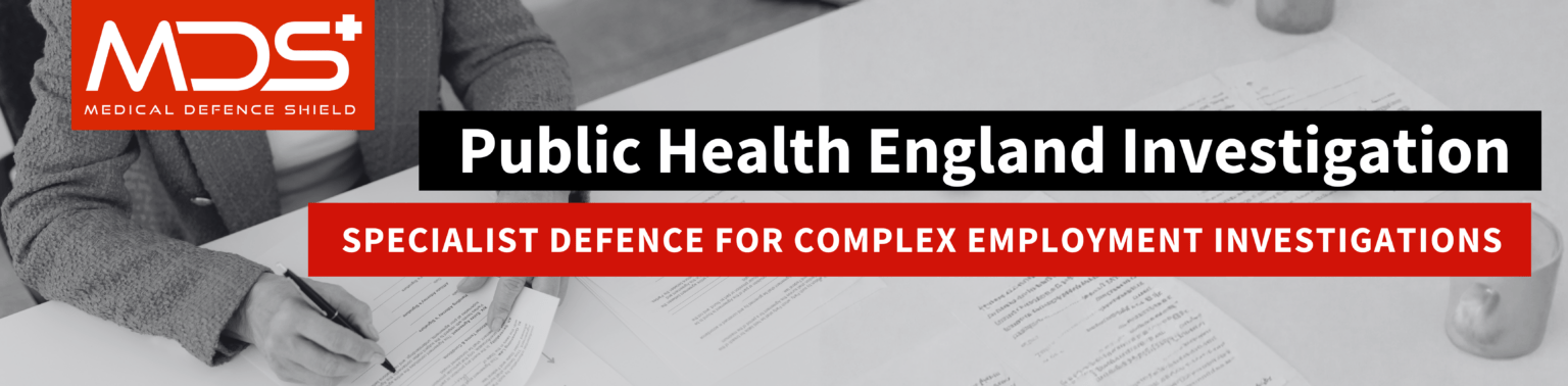 Public Health England (PHE) Investigation banner
