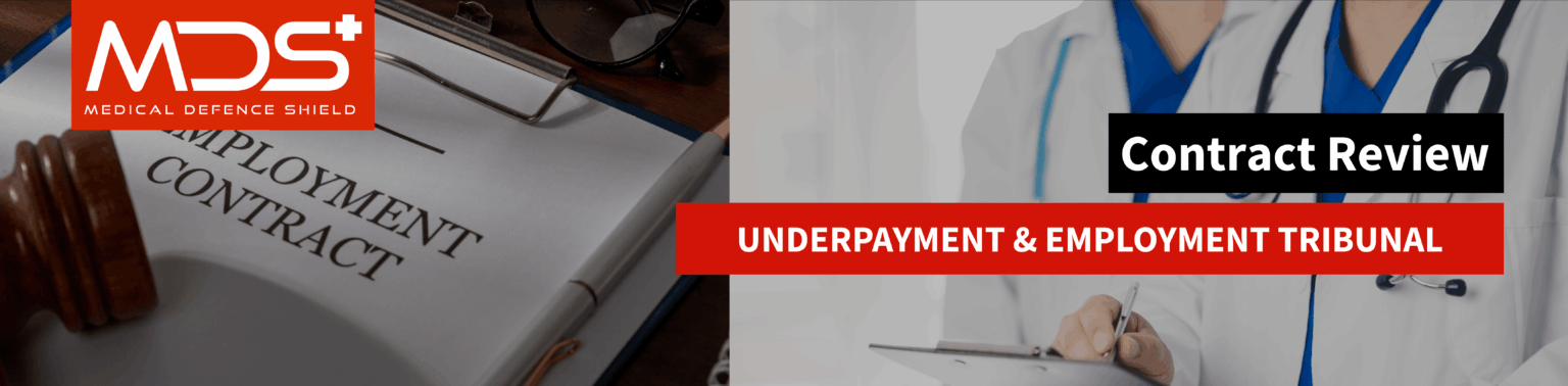 Contract Review – Underpayment banner