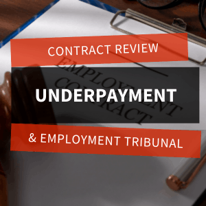 Contract Review – Underpayment feature