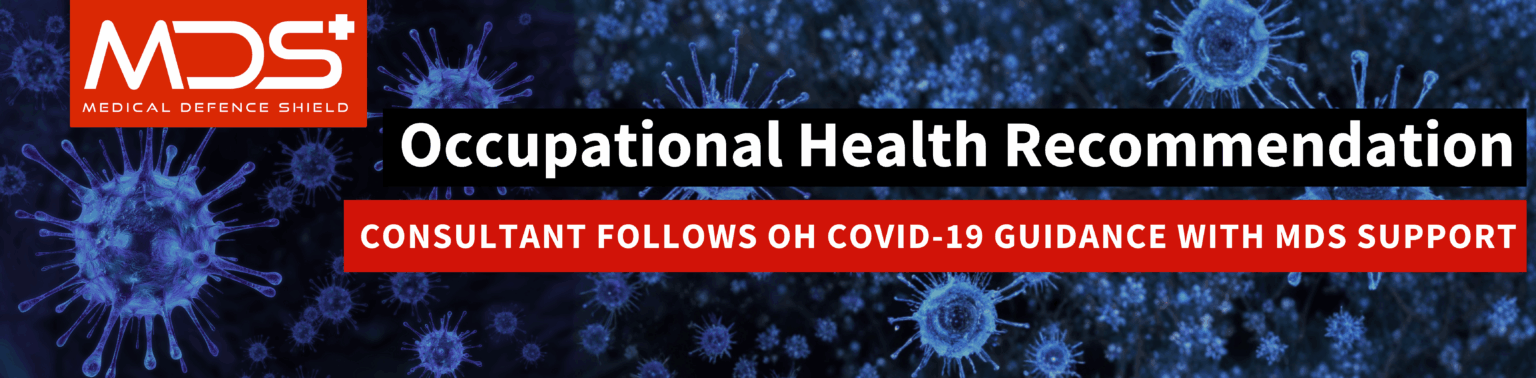 Occupational Health Recommendation banner