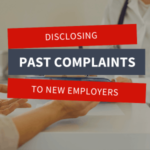 disclosing past complaints