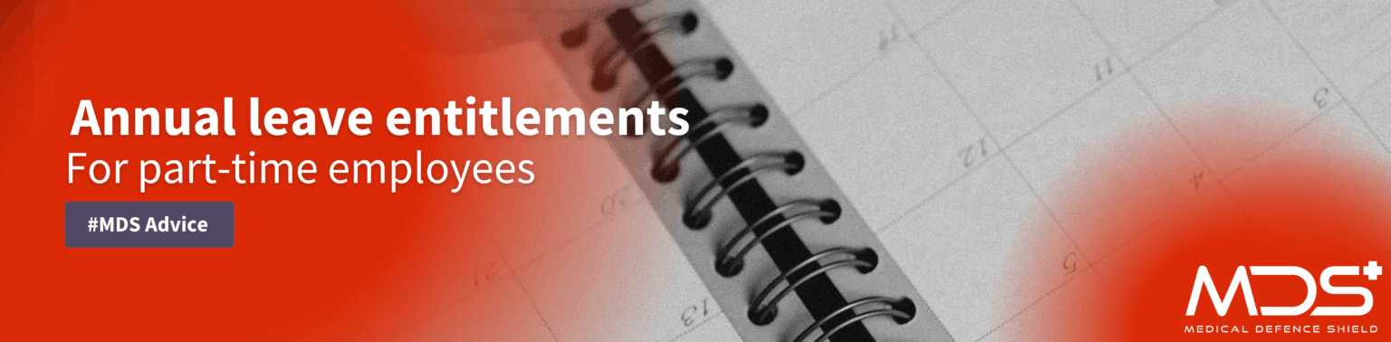 Annual leave entitlements for part-time employees banner